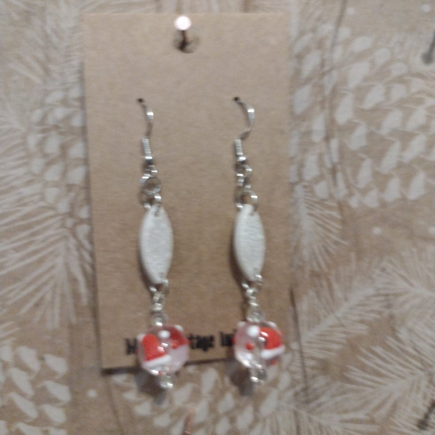 Santa hat dangles