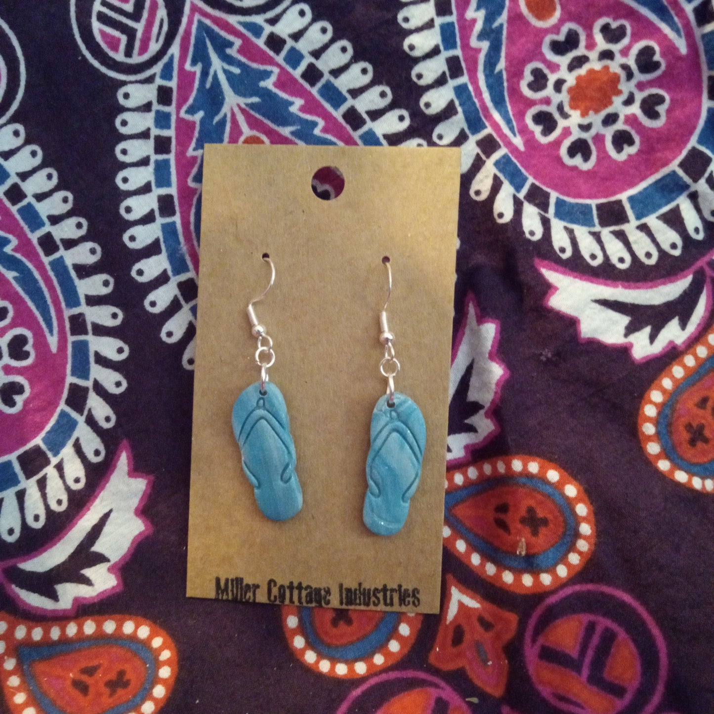Blue flip flop