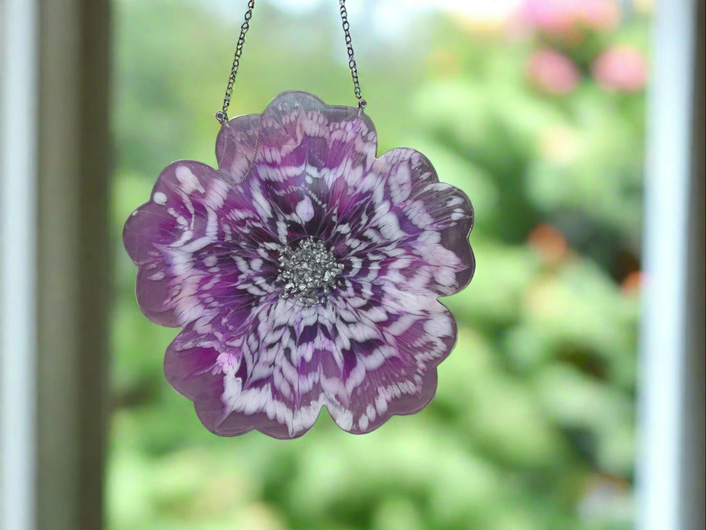 flower bloom pink hanging