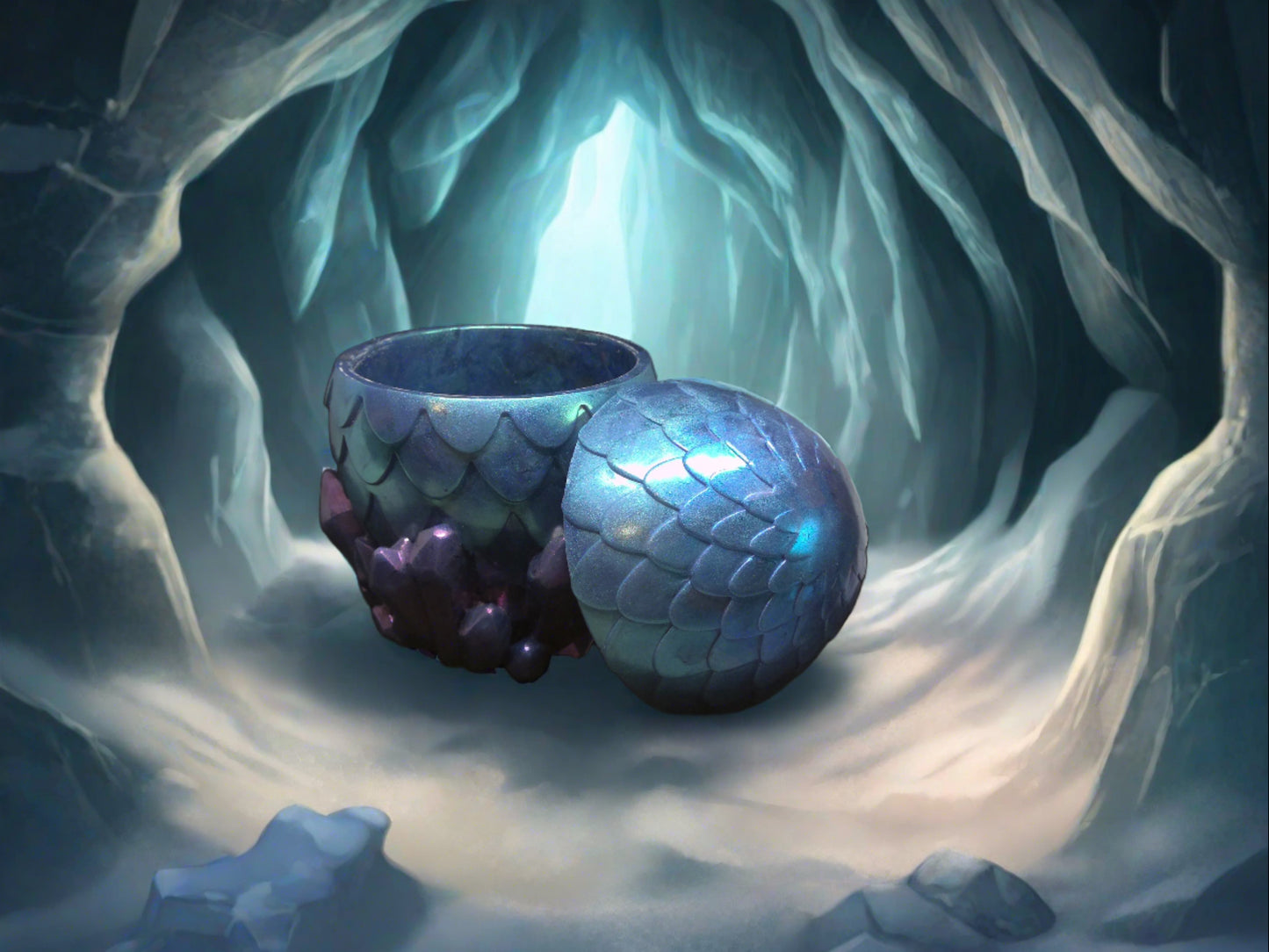 dragon egg frosted blue