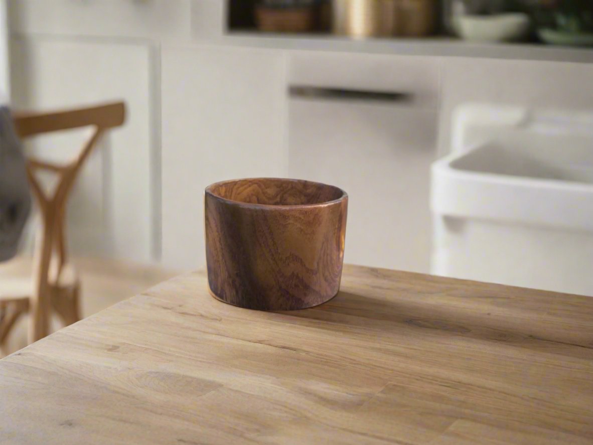 black locust wooden vessel