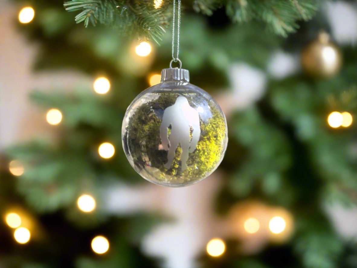 bigfoot ornament round