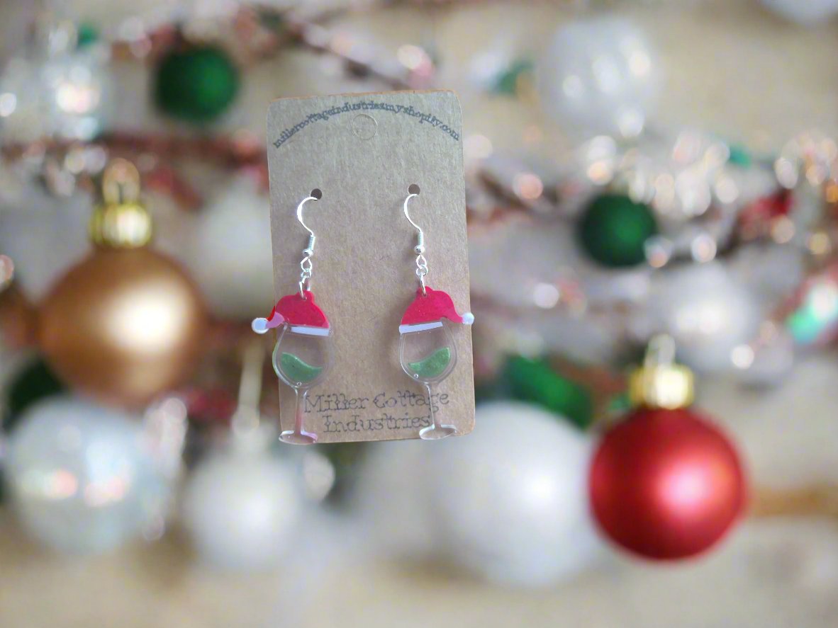 Santa's wine glass