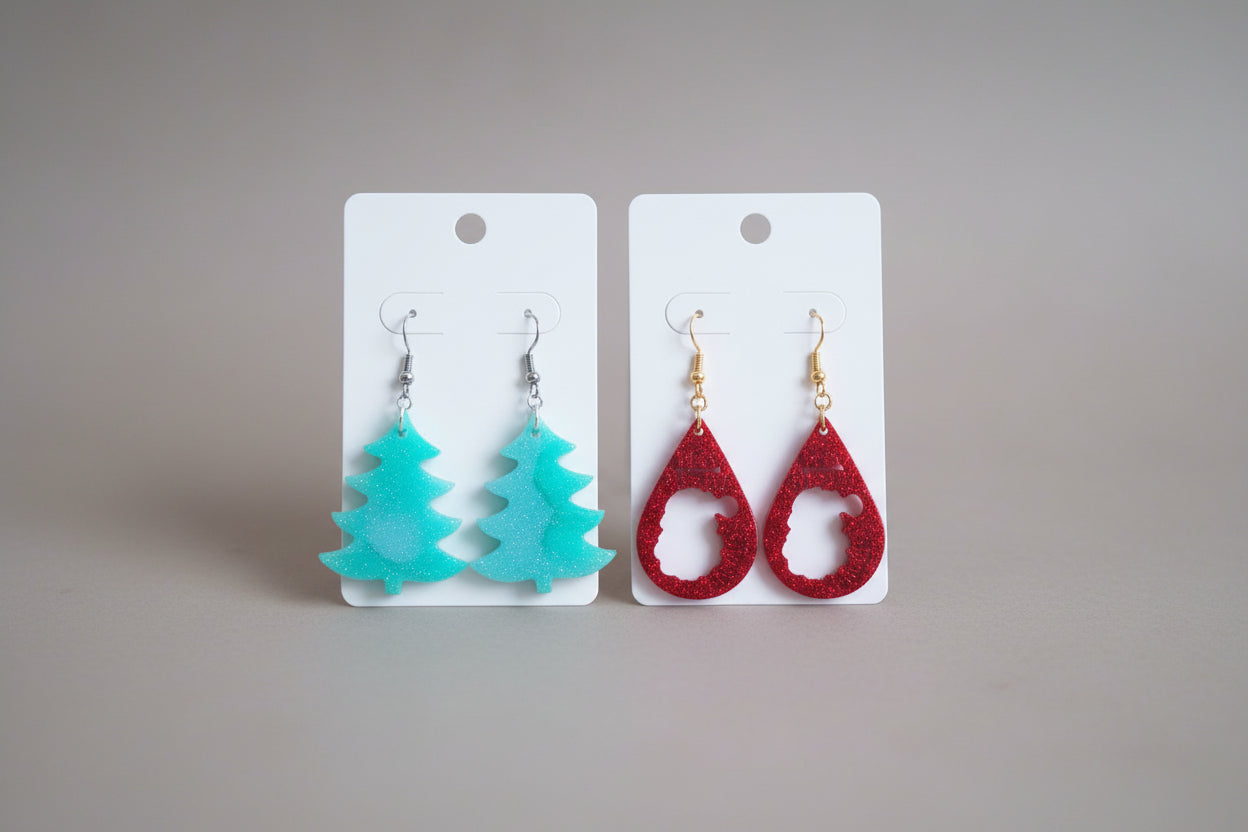 Resin Christmas cut outs