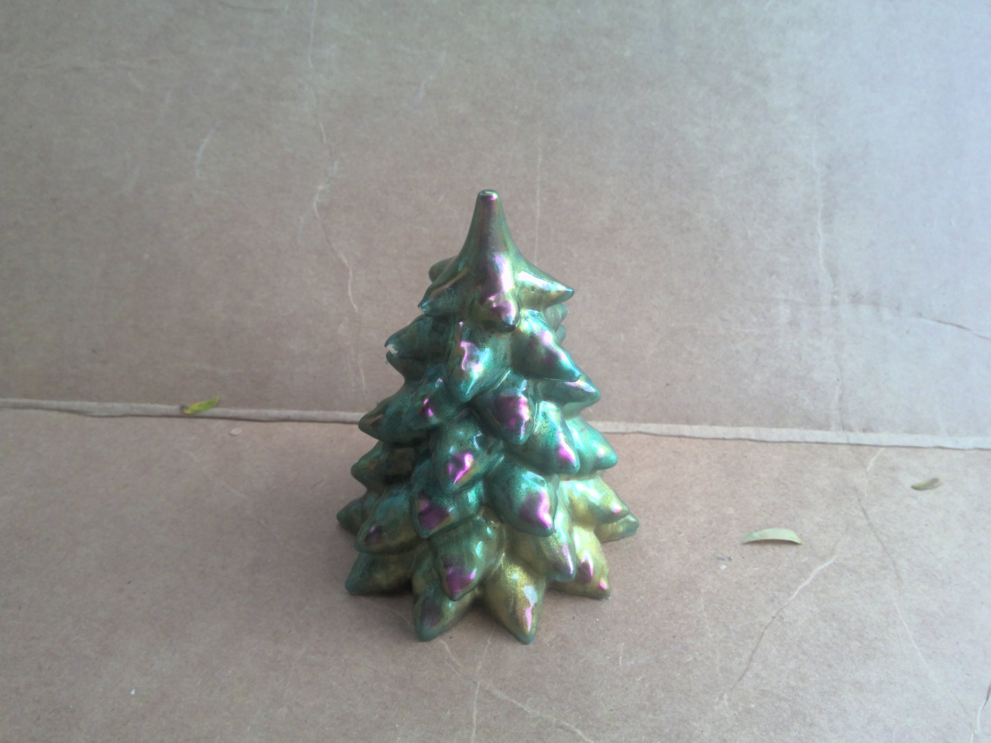 large green and chrome tree