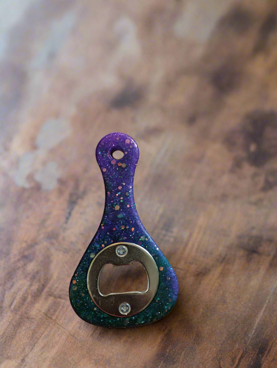 Bottle opener with handle