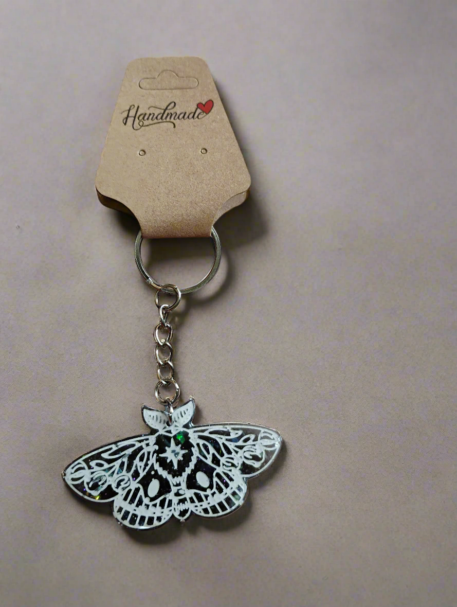 Moth keychain