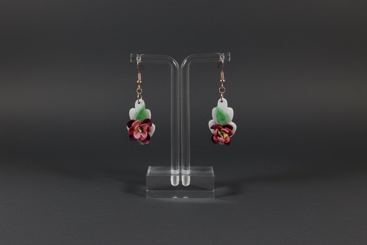 Tricolor magnolia art deco