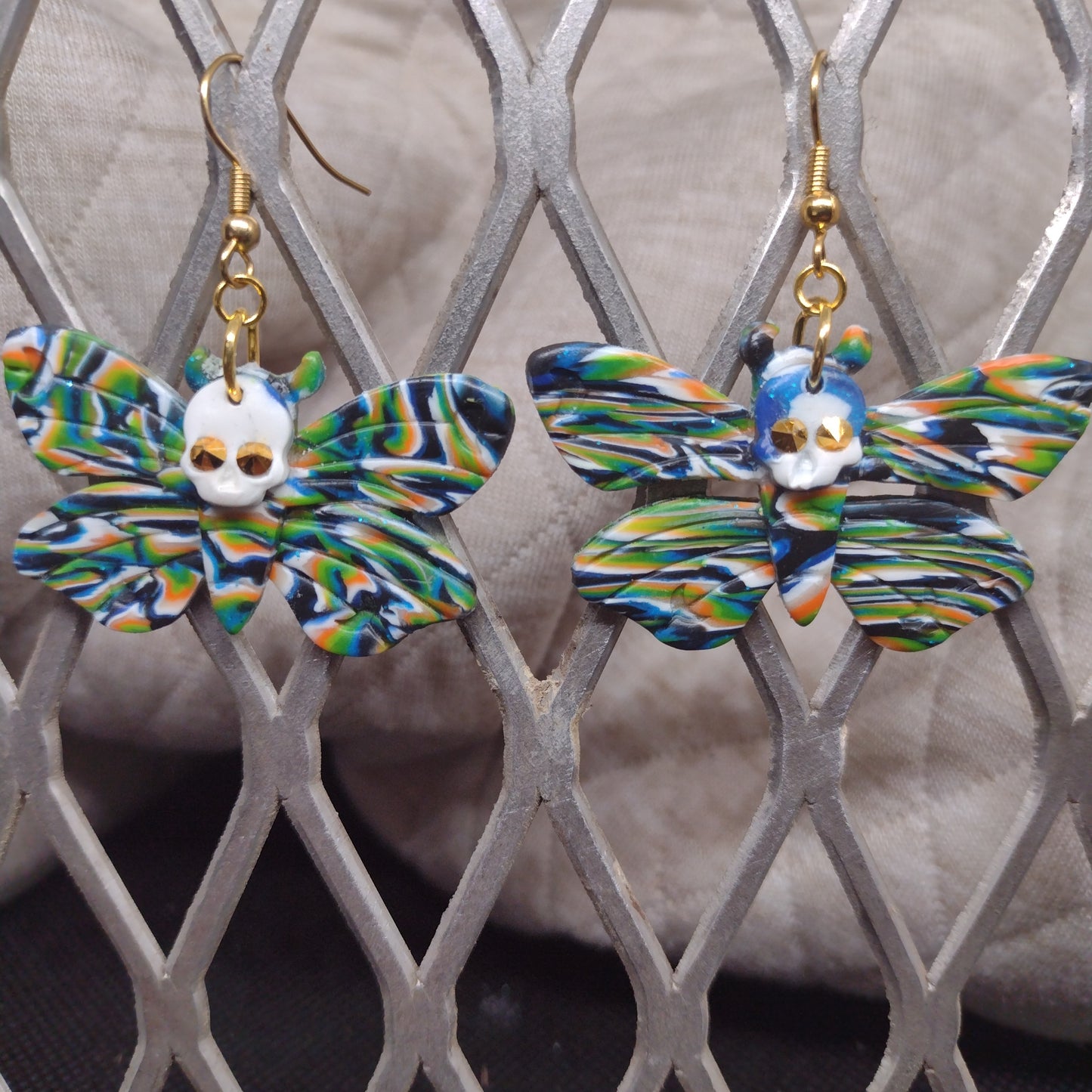 Death man moth with gold