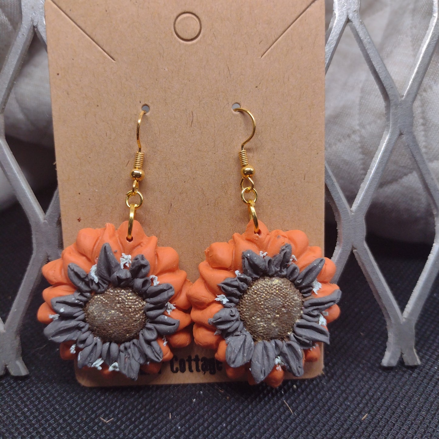 Orange sunflowers