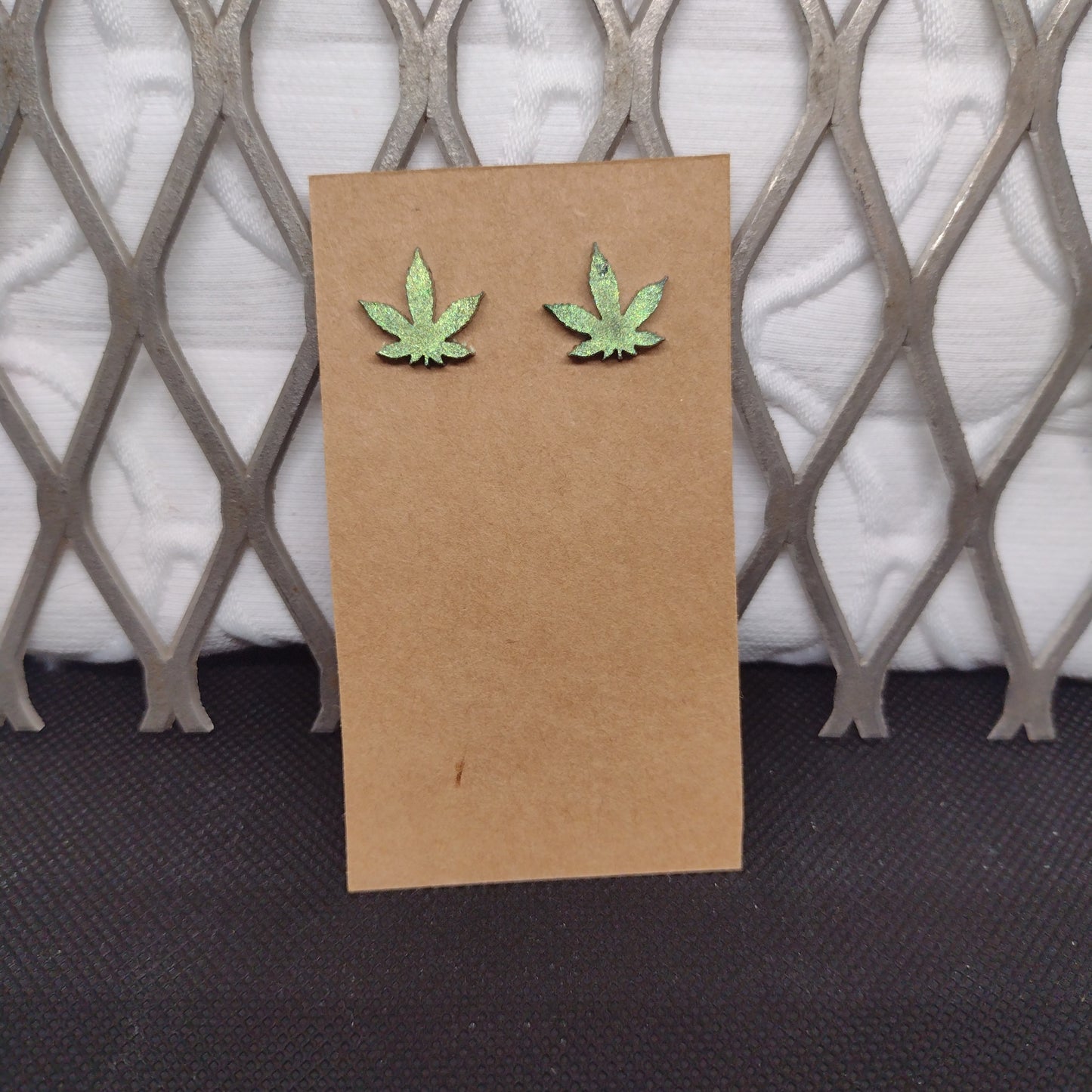 Green chrome pot leaf