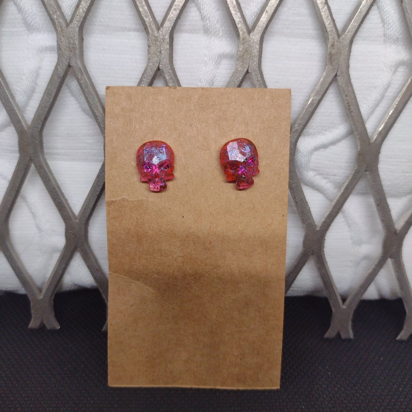 Pink and chrome flakes skulls