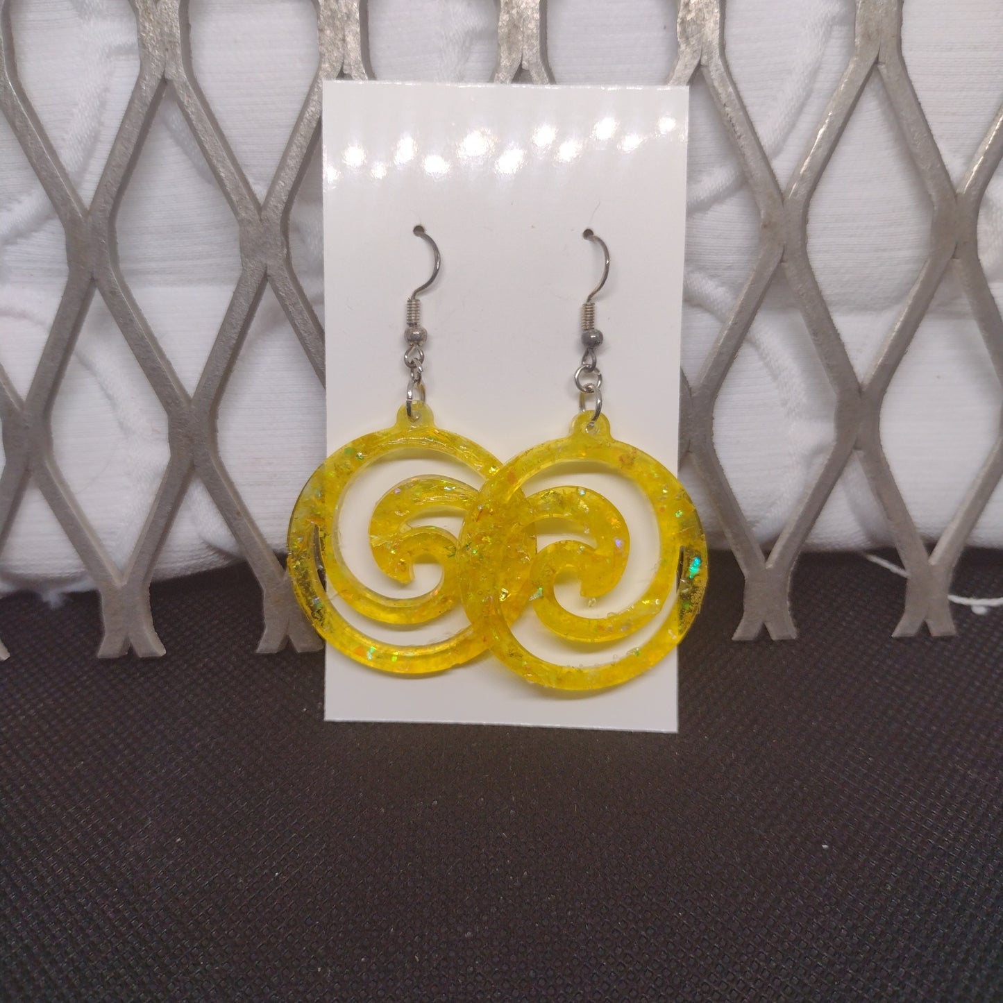 Yellow swirls