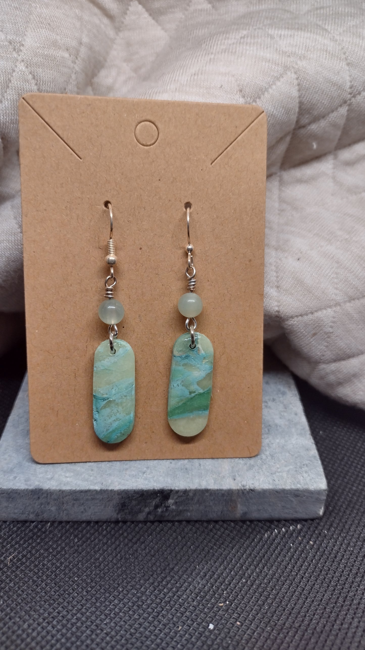 Sea green dangle