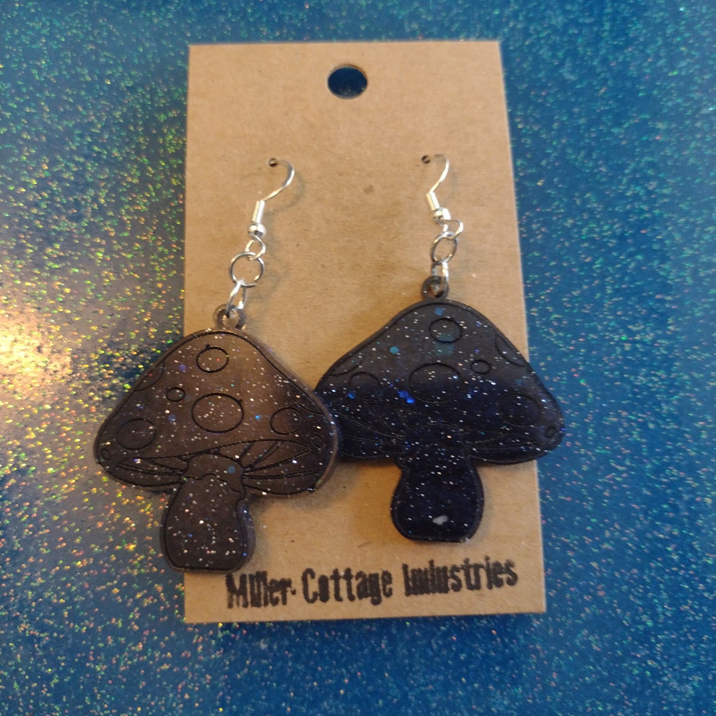Midnight blue mushroom