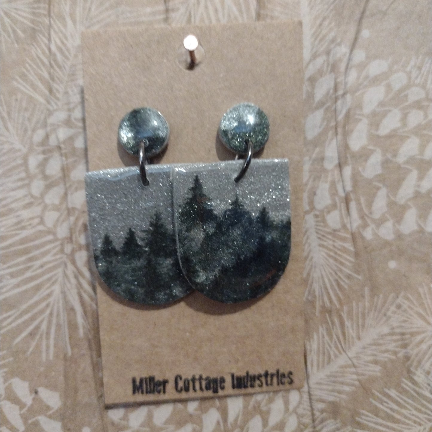 Silver and green forest