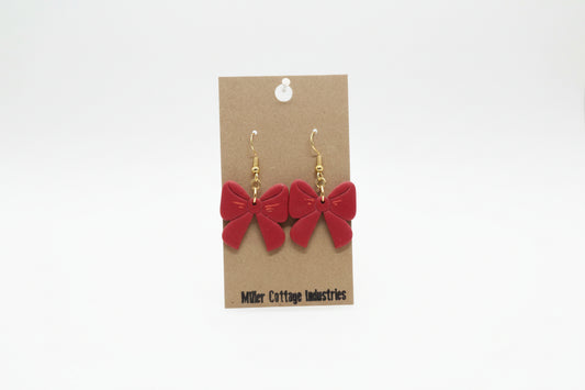 Red bow dangle