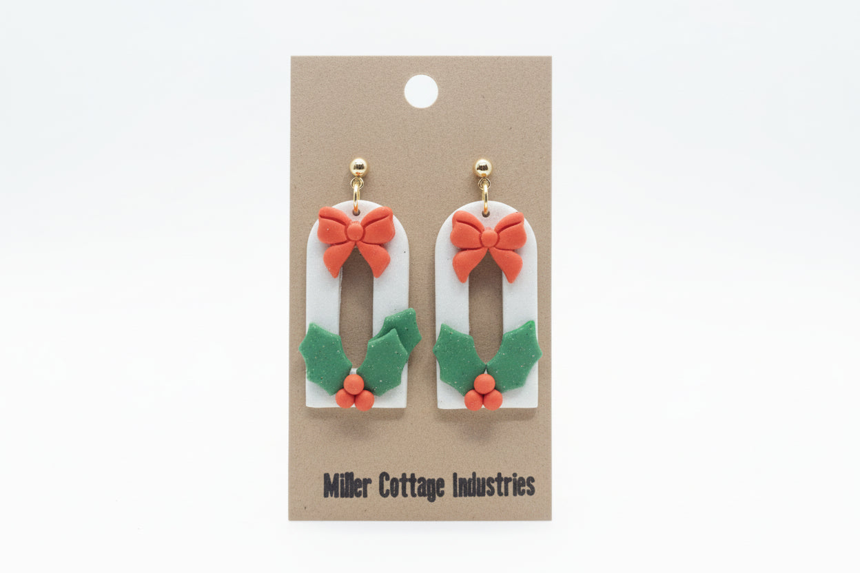 Christmas Holly and bows