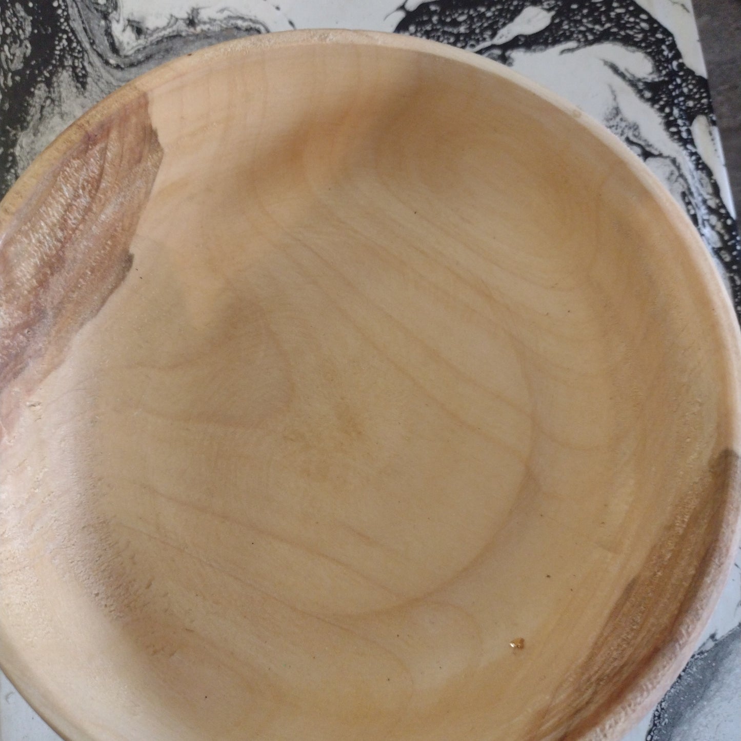 Small wood bowl