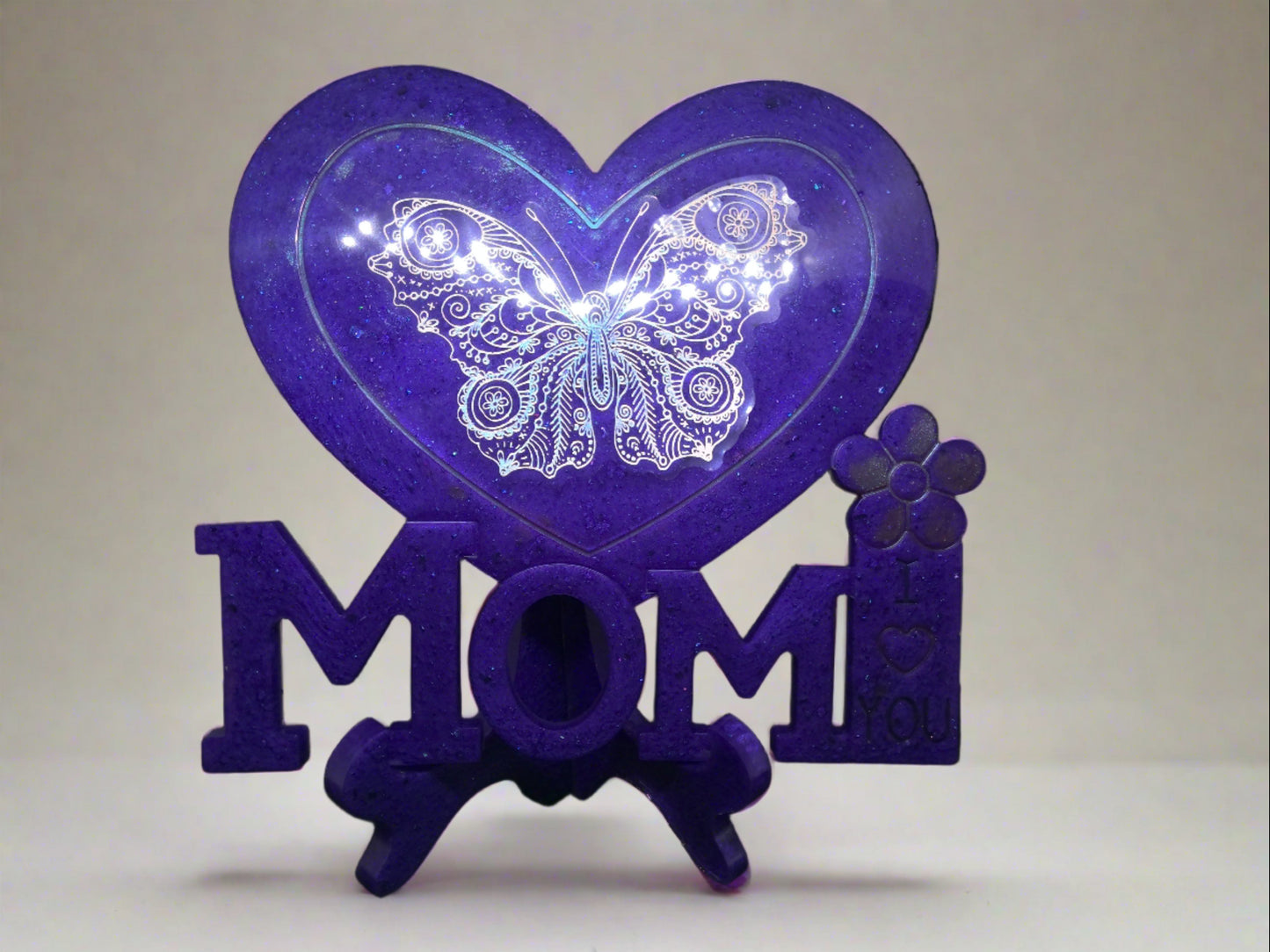 i love you mom purple