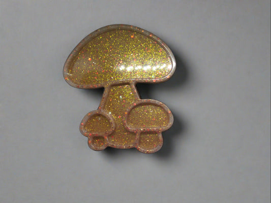 mushroom tray gold