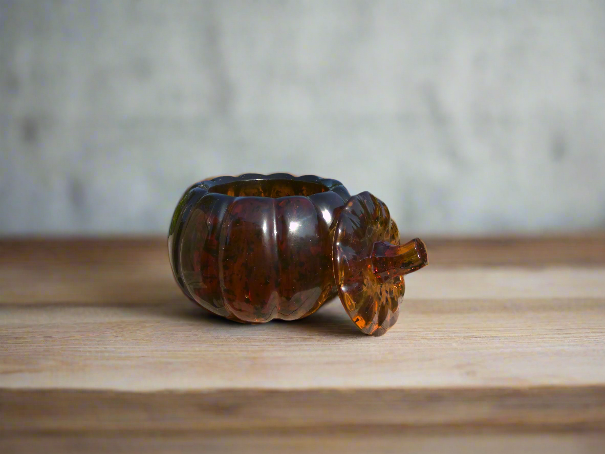 dark orange and black pumpkin