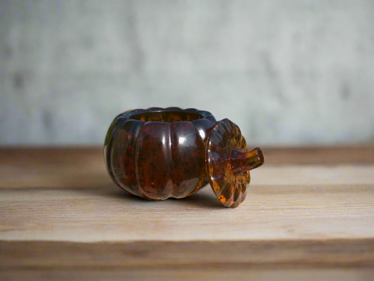 dark orange and black pumpkin