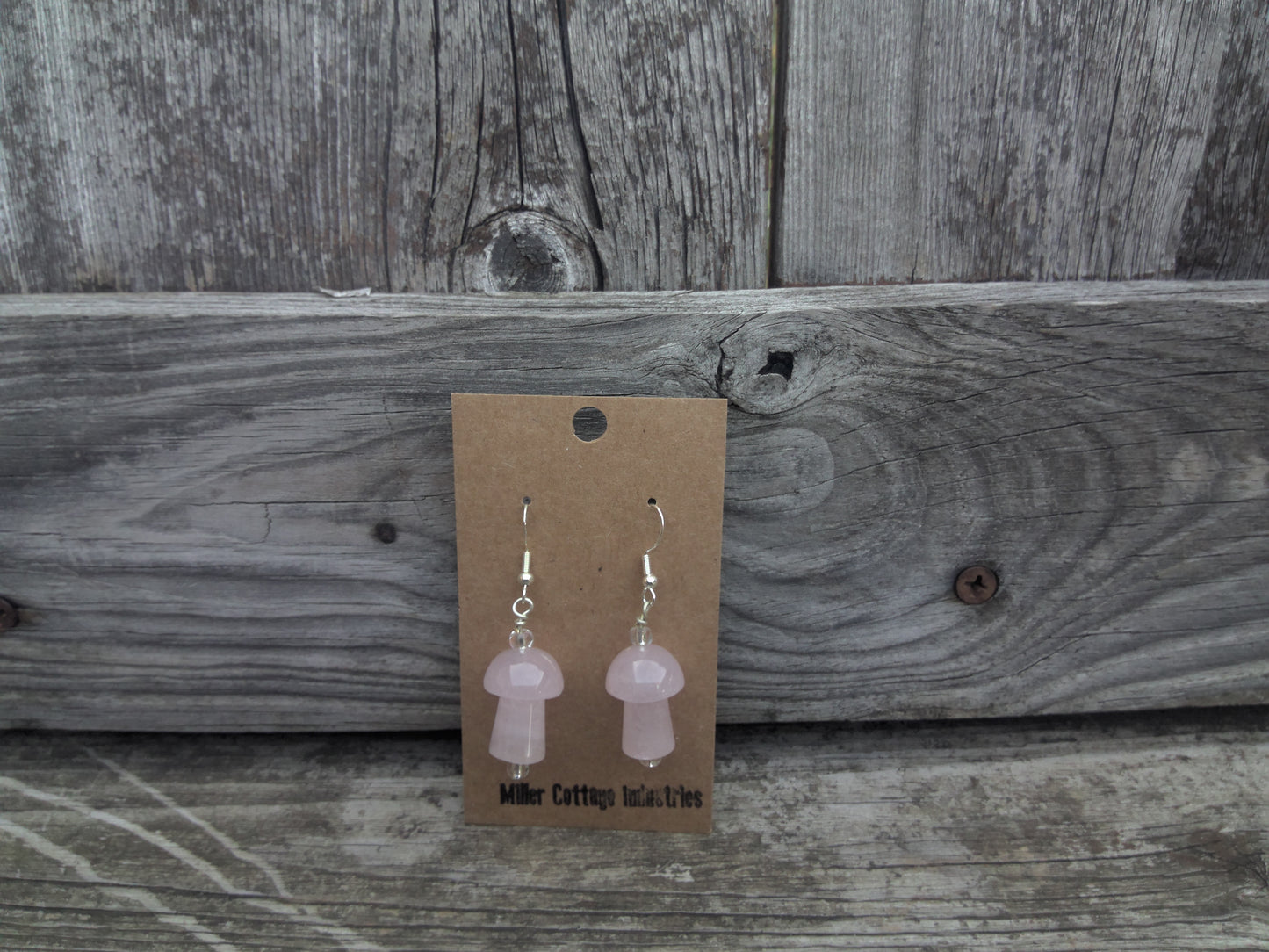 rose quartz mushroom