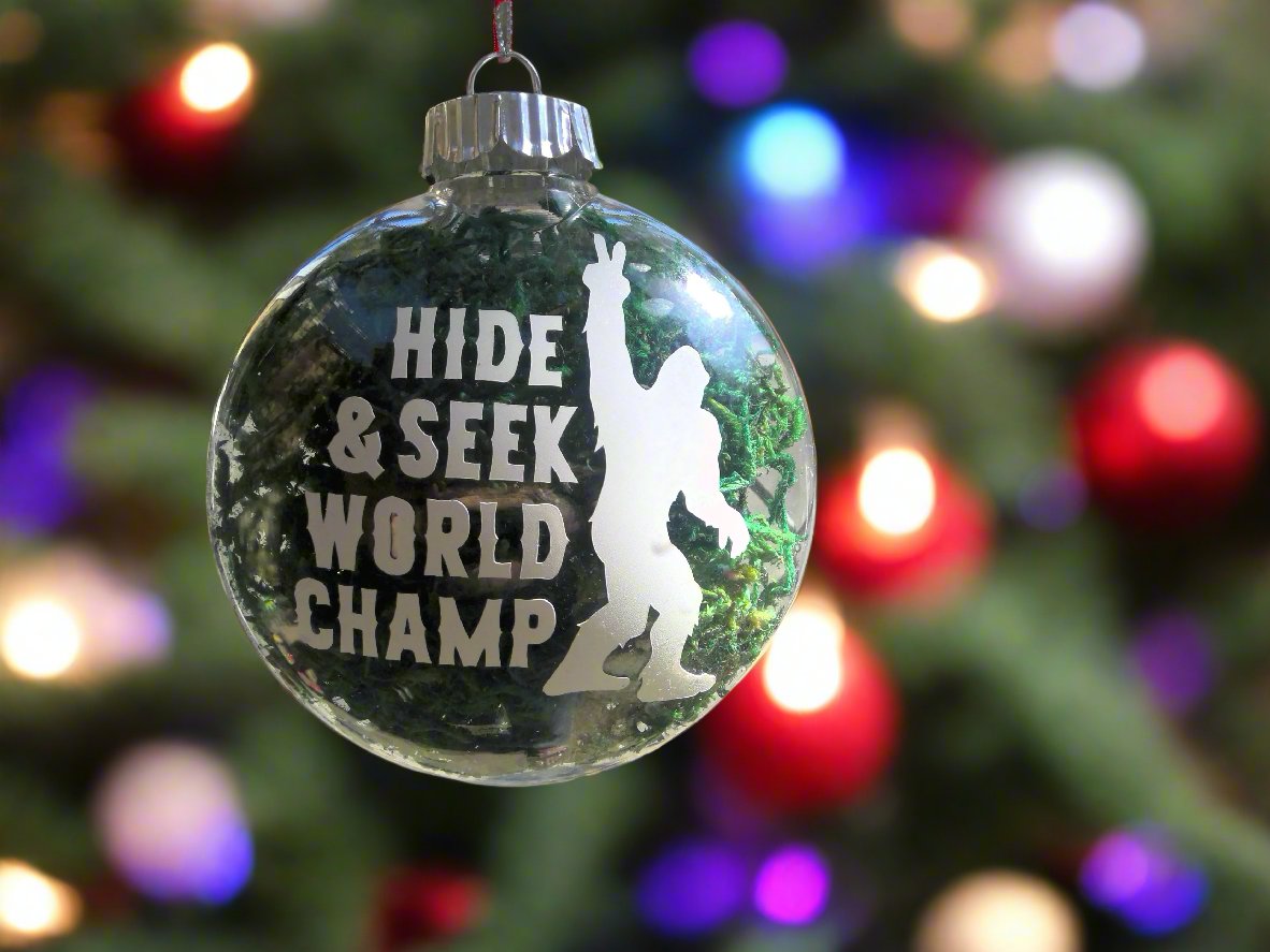 bigfoot ornament oval