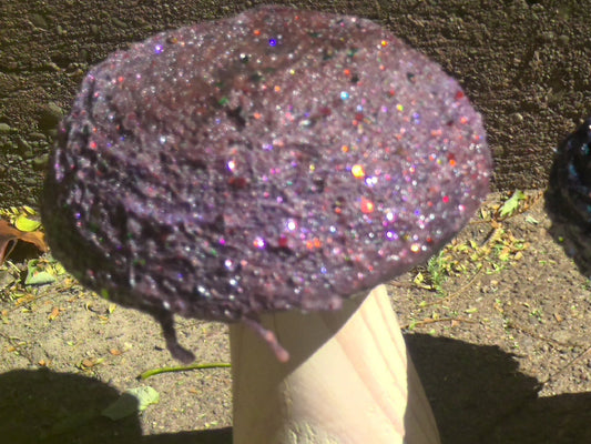 sparkly mushroom pink