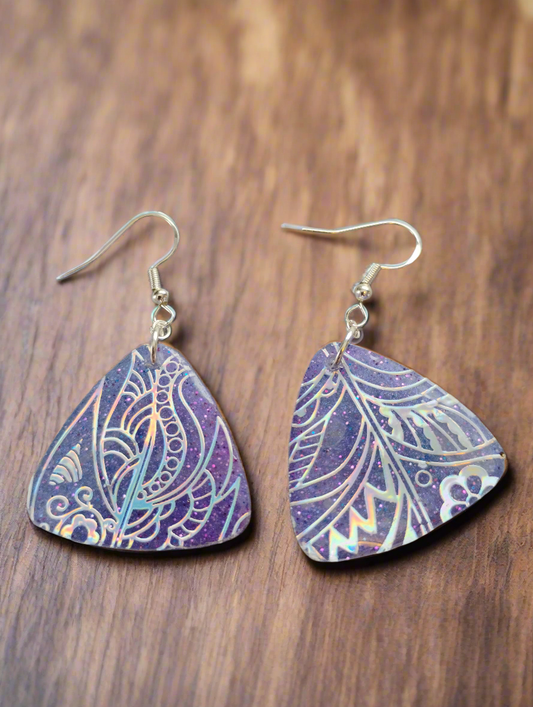 Lavender glitter large