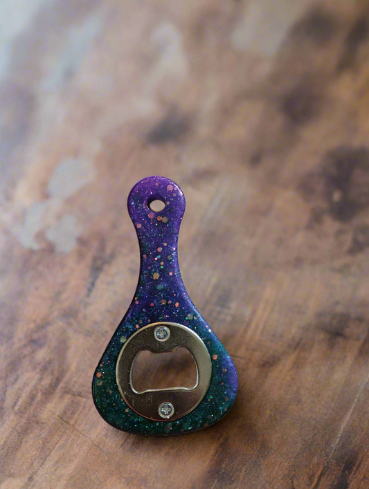 Bottle opener with handle