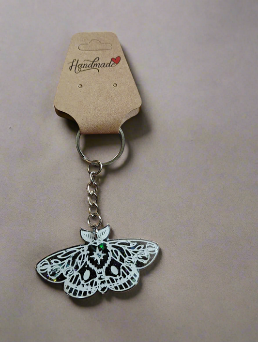 Moth keychain