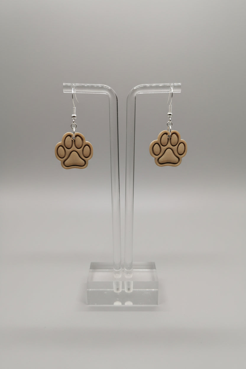 Paw prints brown