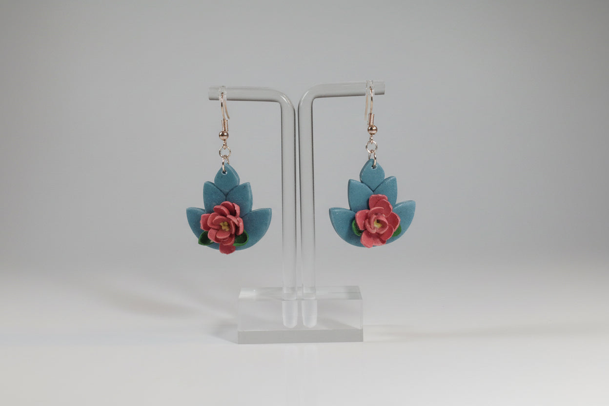 Magnolia teal art deco