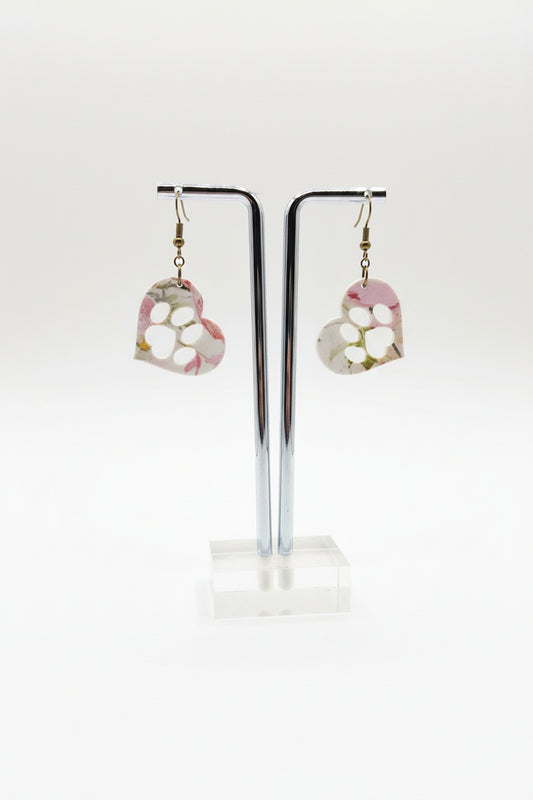 Botanical paw cutouts A