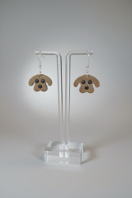 Dog face dark brown
