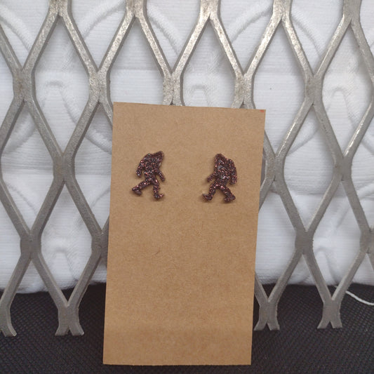 Brown glitter Bigfoot
