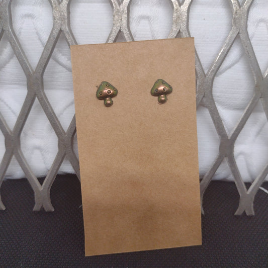 Green chrome mushrooms