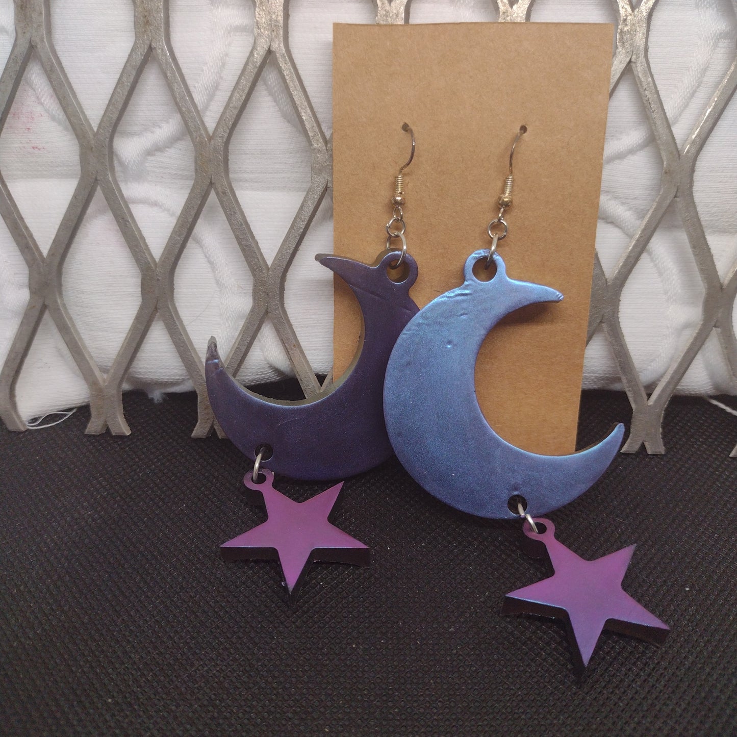 Chrome moon and stars
