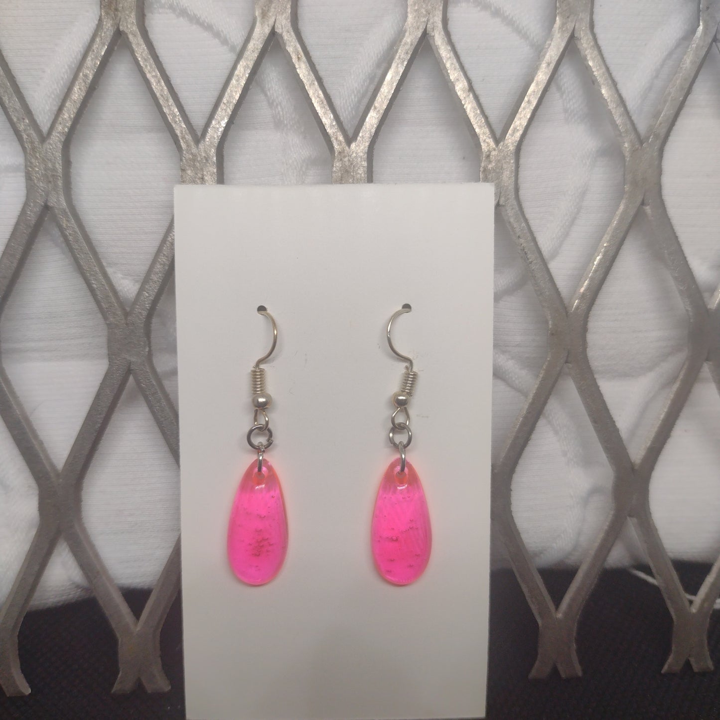 Hot pink tear drop