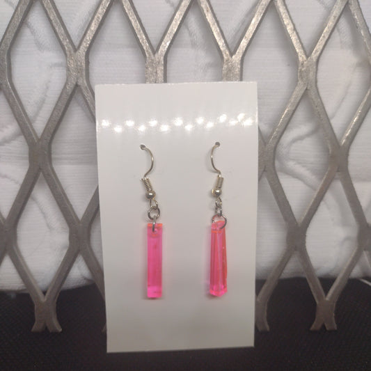 Hot pink dangles