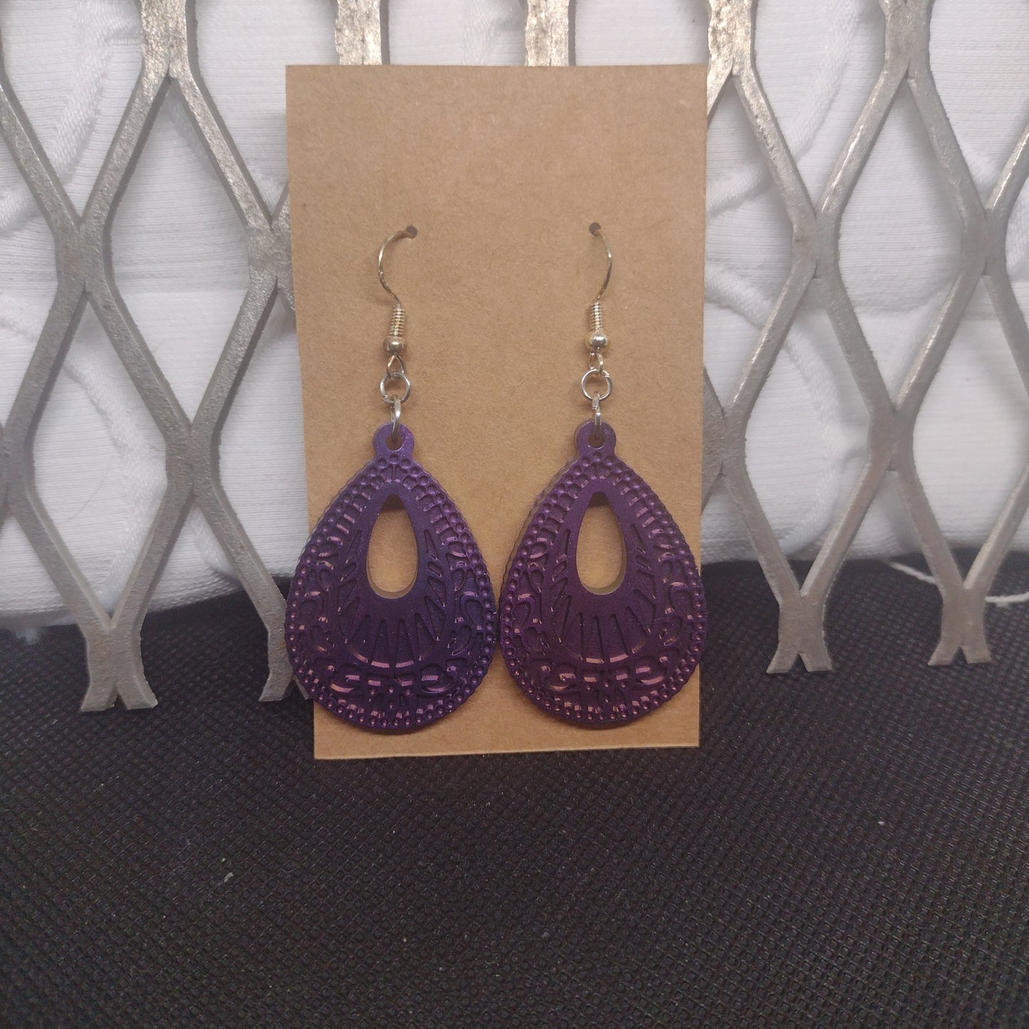 Purple chrome dangle