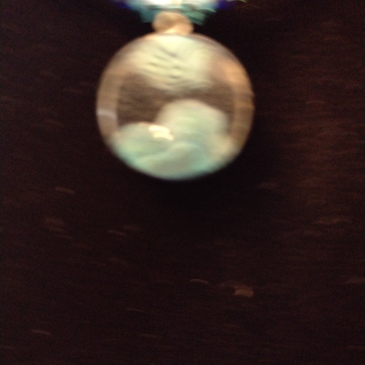 Green and blue topography necklace set