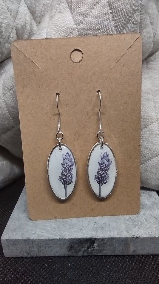 Watercolor floral lavender