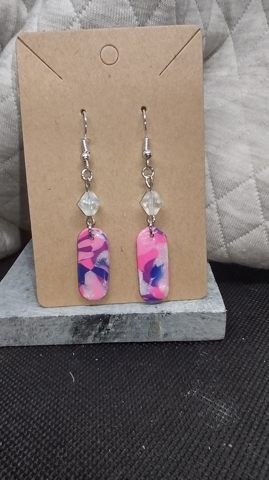 Pearly small dangles with bead