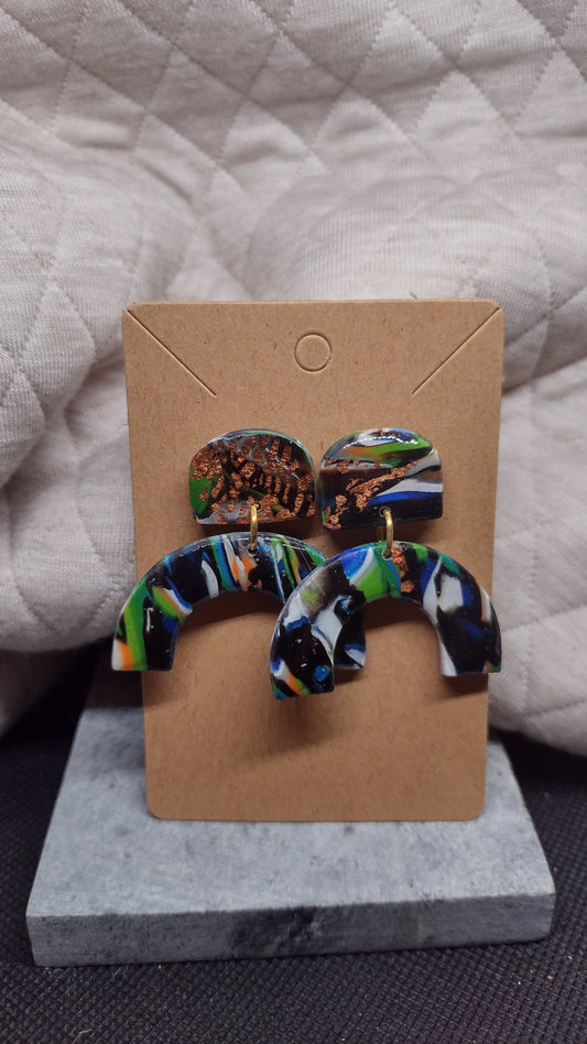 Psychedelic half hoop